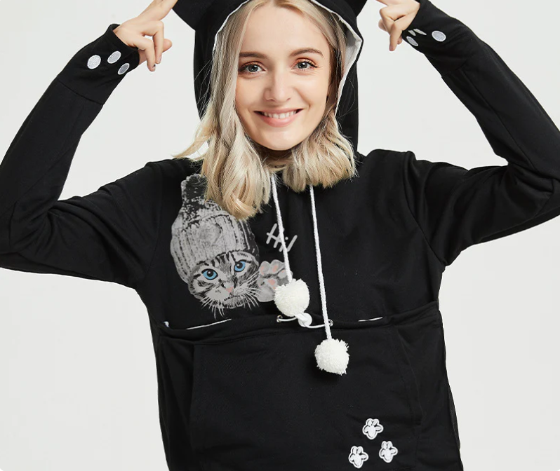 Cat Pouch Hoodie