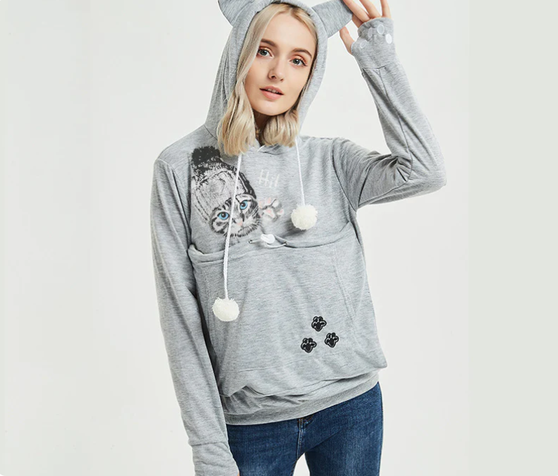 Cat Pouch Hoodie